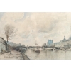 Frank Boggs, Paris, les quais de Seine, daté 1901 | Biron Frank Boggs, Paris, les quais de Seine, daté 1901