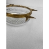 1970′ Nécessaire A Caviar Bronze Doré Et Cristal Avec Motif Esturgeon 17