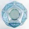Vase « Nanking » verre blanc patiné bleu électrique de René LALIQUE | Biron Vase "Nanking" verre blanc patiné bleu électrique de René LALIQUE