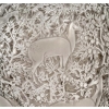 Vase « Biches » verre blanc patiné gris de René LALIQUE | Biron Vase « Biches » verre blanc patiné gris de René LALIQUE