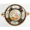 Coupe en porcelaine et monture en bronze doré, XIXème siècle