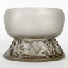 Vase « Lutteurs » verre blanc patiné gris de René LALIQUE | Biron ||||||||