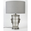Paire de Lampes « Pan » cristal blanc patiné gris de Marc LALIQUE | Biron Paire de Lampes "Pan" cristal blanc patiné gris de Marc LALIQUE
