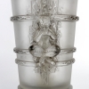 Paire de Lampes « Pan » cristal blanc patiné gris de Marc LALIQUE | Biron Paire de Lampes "Pan" cristal blanc patiné gris de Marc LALIQUE