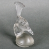 Mascotte Automobile « Tête de Paon » verre blanc de René LALIQUE | Biron Mascotte Automobile "Tête de Paon" verre blanc de René LALIQUE