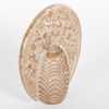 Flacon « Bouchon Fleurs de Pommiers » verre blanc patiné sépia de René LALIQUE | Biron Flacon « Bouchon Fleurs de Pommiers » verre blanc patiné sépia de René LALIQUE