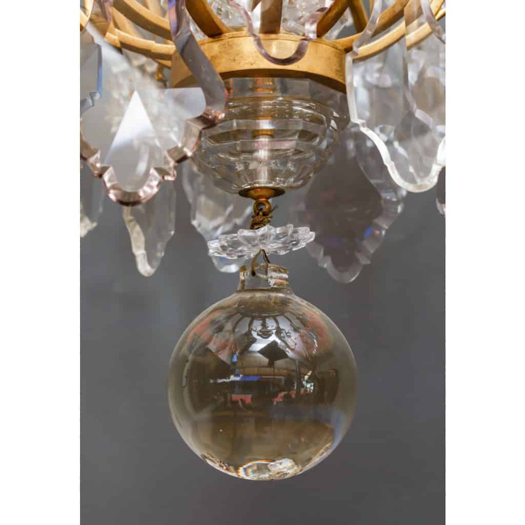 Grand lustre en cristal et bronze, circa 1880 | Biron Grand lustre en cristal et bronze, circa 1880