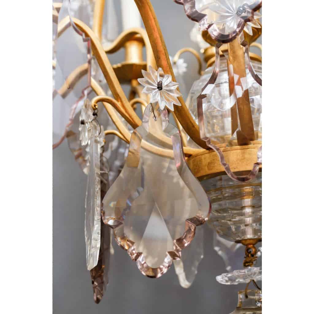 Grand lustre en cristal et bronze, circa 1880 | Biron Grand lustre en cristal et bronze, circa 1880