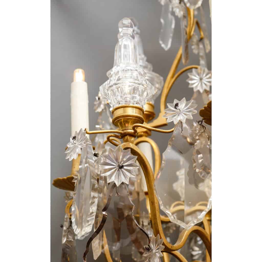 Grand lustre en cristal et bronze, circa 1880 | Biron Grand lustre en cristal et bronze, circa 1880