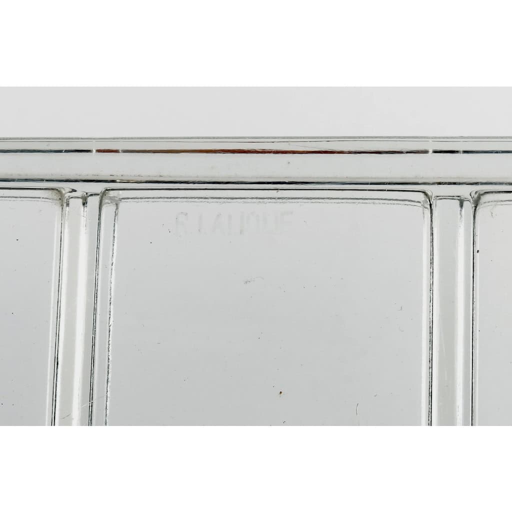 Boîte « Deux Chèvres » verre blanc patiné sépia de René LALIQUE | Biron Boîte "Deux Chèvres" verre blanc patiné sépia de René LALIQUE