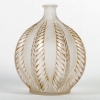 Vase « Malines » verre blanc patiné sépia de René LALIQUE | Biron |||||||