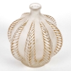 Vase « Malines » verre blanc patiné sépia de René LALIQUE | Biron Vase "Malines" verre blanc patiné sépia de René LALIQUE