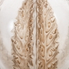 Vase « Chardons » verre blanc patiné sépia de René LALIQUE | Biron Vase "Chardons" verre blanc patiné sépia de René LALIQUE