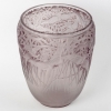Vase « Aigrettes » verre améthyste de René LALIQUE | Biron Vase "Aigrettes" verre améthyste de René LALIQUE