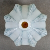 Vase « Malines » verre opalescent double couche patiné bleu de René LALIQUE | Biron Vase "Malines" verre opalescent double couche patiné bleu de René LALIQUE