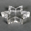 Jardinière Vide-Poche Cendrier "Etoile" verre blanc de René LALIQUE