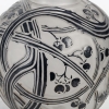 Vase « Baies » verre blanc émaillé noir d’origine à chaud de René LALIQUE | Biron Vase « Baies » verre blanc émaillé noir d’origine à chaud de René LALIQUE