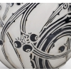 Vase « Baies » verre blanc émaillé noir d’origine à chaud de René LALIQUE | Biron Vase « Baies » verre blanc émaillé noir d’origine à chaud de René LALIQUE