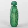 Flacon « Le Jade » verre vert jade patiné gris de René LALIQUE pour Roger et Gallet | Biron Flacon "Le Jade" verre vert jade patiné gris de René LALIQUE pour Roger et Gallet