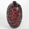 Vase « Ronces » verre rouge foncé de René LALIQUE | Biron Vase "Ronces" verre rouge foncé de René LALIQUE