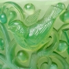 Vase « Avallon » verre peppermint de René LALIQUE | Biron Vase "Avallon" verre peppermint de René LALIQUE