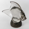 Sculpture Motif Décoratif « Gros Poisson » verre blanc de René LALIQUE | Biron Sculpture Motif Décoratif "Gros Poisson" verre blanc de René LALIQUE