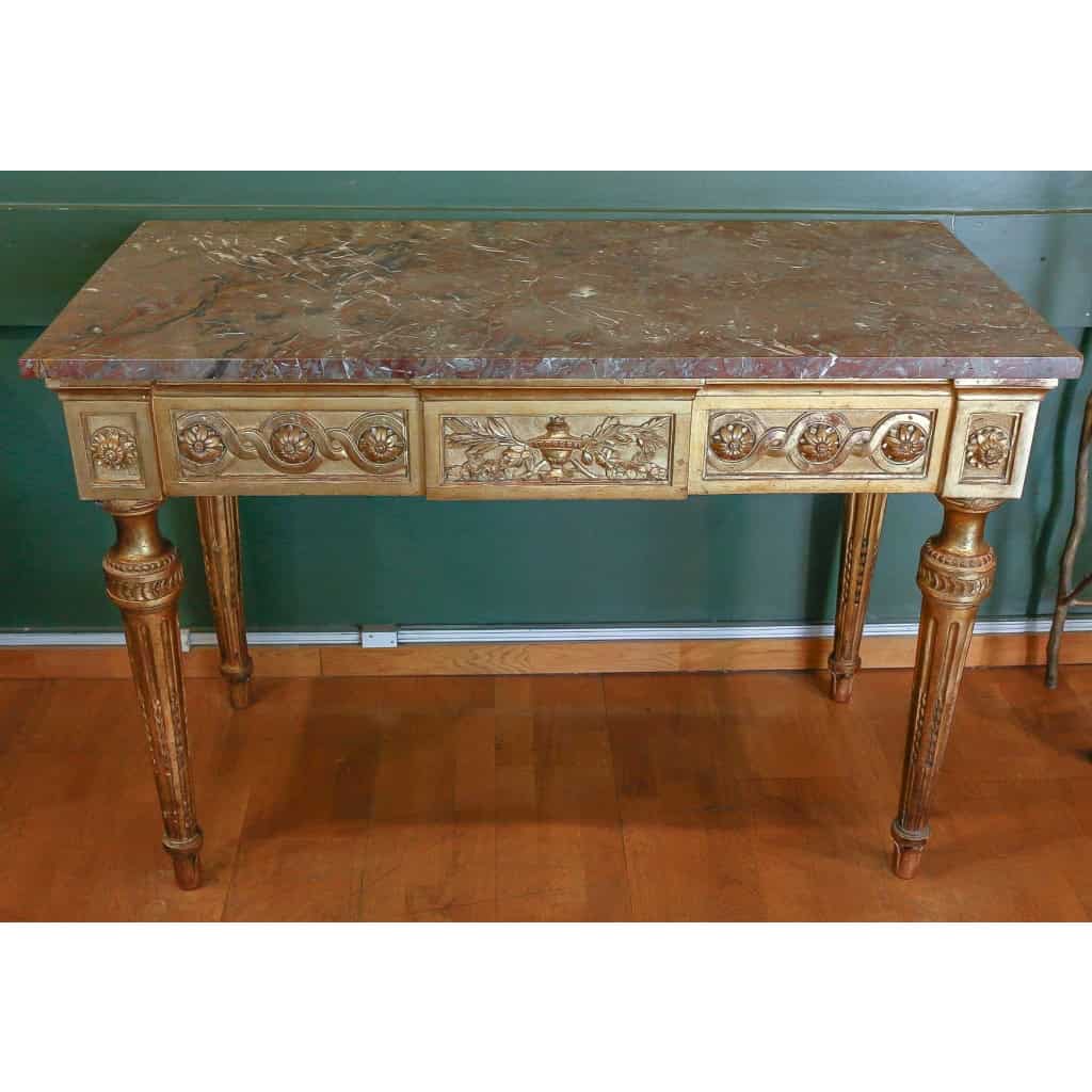 Grande console Louis XVI. 18ème siècle. | Biron Grande console Louis XVI. 18ème siècle.