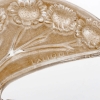 Flacon Tiare « Pâquerettes » verre blanc patiné sépia de René LALIQUE pour Roger et Gallet | Biron Flacon Tiare "Pâquerettes" verre blanc patiné sépia de René LALIQUE pour Roger et Gallet
