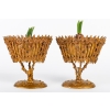 Paire de jardinières en bronze doré, XIXème siècle | Biron Paire de jardinières en bronze doré, XIXème siècle