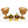 Paire de jardinières en bronze doré, XIXème siècle | Biron Paire de jardinières en bronze doré, XIXème siècle