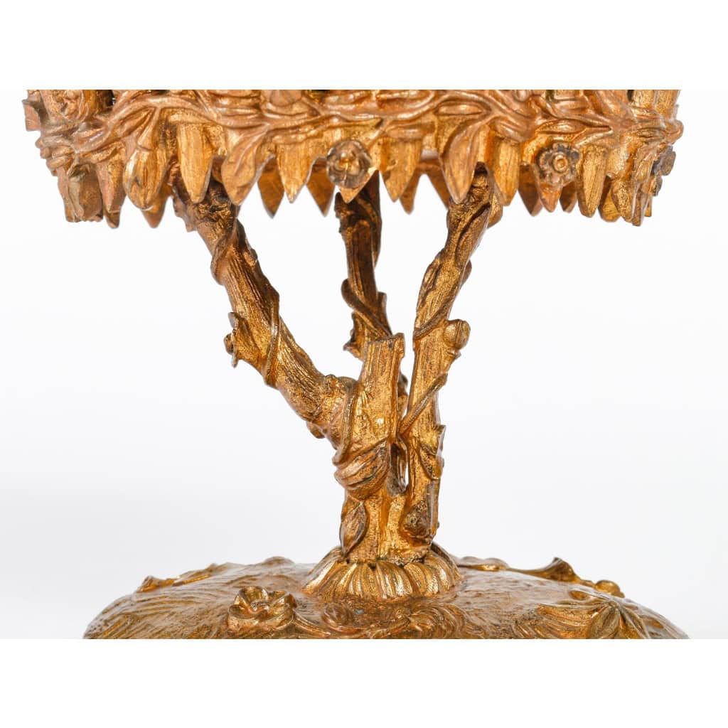 Paire de jardinières en bronze doré, XIXème siècle | Biron Paire de jardinières en bronze doré, XIXème siècle