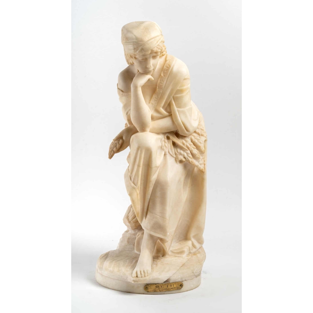 Sculpture en Albatre, XIXème siècle | Biron ||