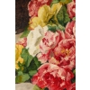 Jetée de roses par Eugénie Moutet, huile sur toile 1896