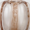 Vase « Six Figurines et Masques » verre blanc patiné sépia gris de René LALIQUE | Biron Vase "Six Figurines et Masques" verre blanc patiné sépia gris de René LALIQUE