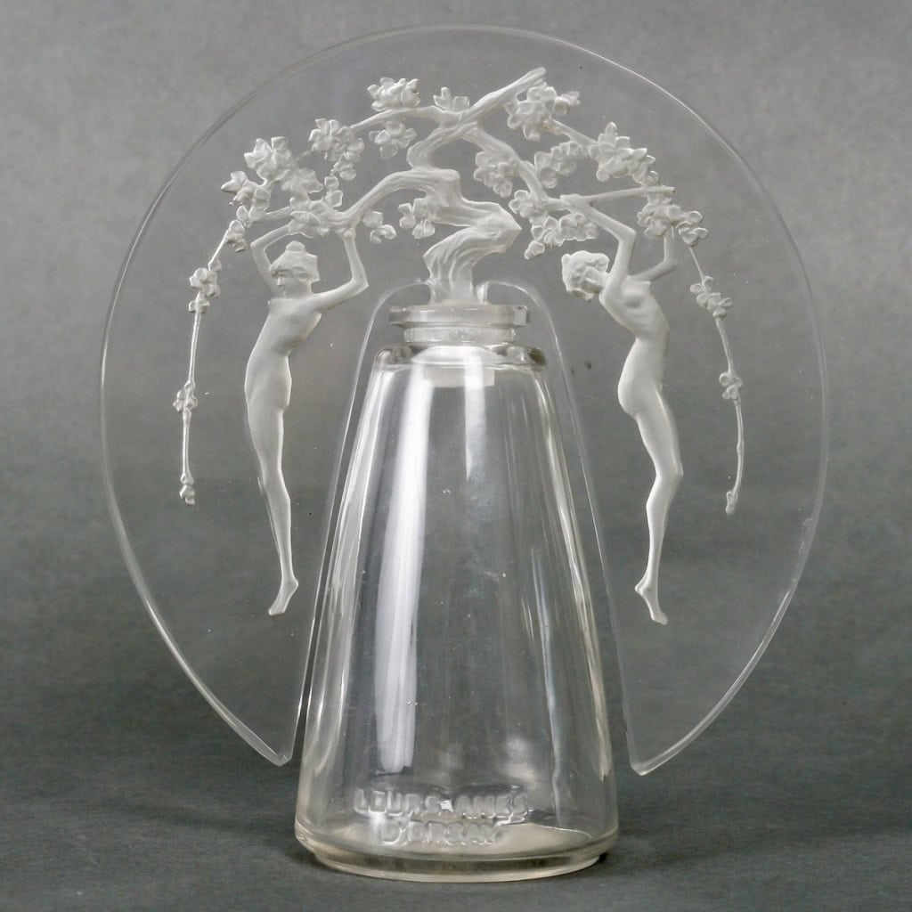Flacon Tiare « Leurs Âmes » verre blanc de René LALIQUE pour D’Orsay | Biron ||||||