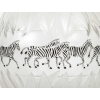 Vase « Tanzania » en cristal blanc émaillé noir de Marie-Claude LALIQUE | Biron Vase « Tanzania » en cristal blanc émaillé noir de Marie-Claude LALIQUE