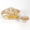 Flacon « Misti » verre blanc patiné sépia de René LALIQUE pour L.T Piver | Biron Flacon « Misti » verre blanc patiné sépia de René LALIQUE pour L.T Piver