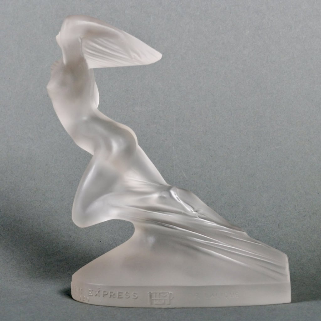 Statuette « Côte d’Azur » verre blanc de René LALIQUE | Biron Statuette "Côte d'Azur" verre blanc de René LALIQUE