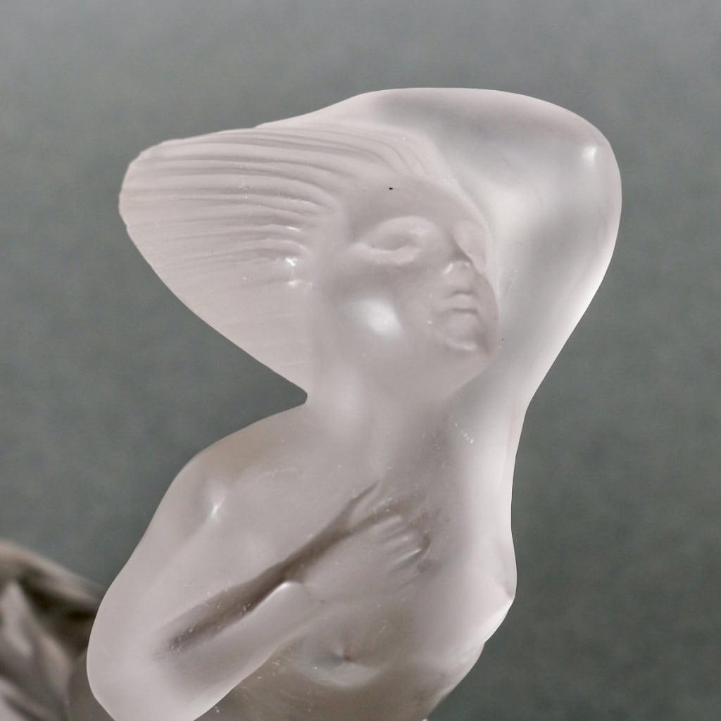 Statuette « Côte d’Azur » verre blanc de René LALIQUE | Biron Statuette "Côte d'Azur" verre blanc de René LALIQUE