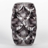 Vase « Montlhéry » verre blanc patiné gris de René LALIQUE | Biron |||||||
