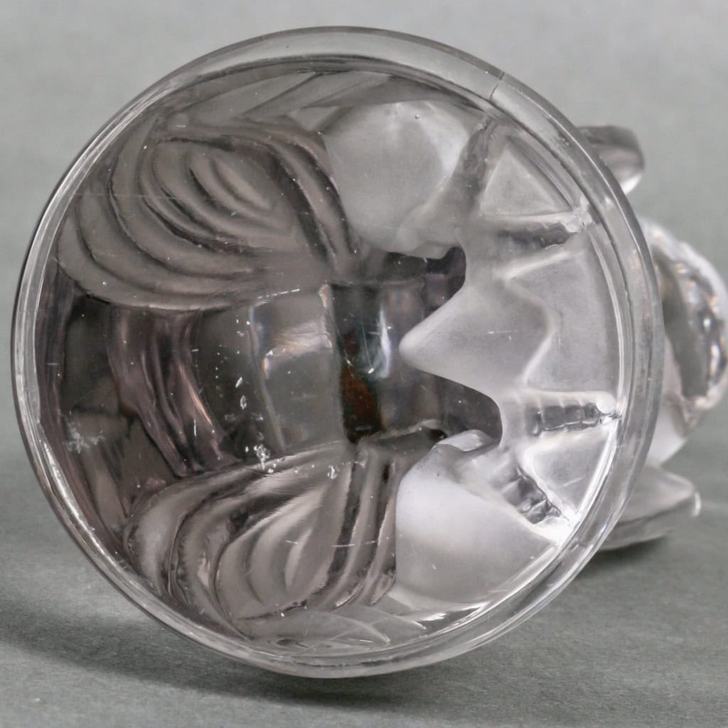 Mascotte Automobile « Coq Houdan » verre blanc de René LALIQUE | Biron Mascotte Automobile "Coq Houdan" verre blanc de René LALIQUE