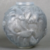 Vase « Formose » verre opalescent double couche patiné gris de René LALIQUE | Biron |||||||