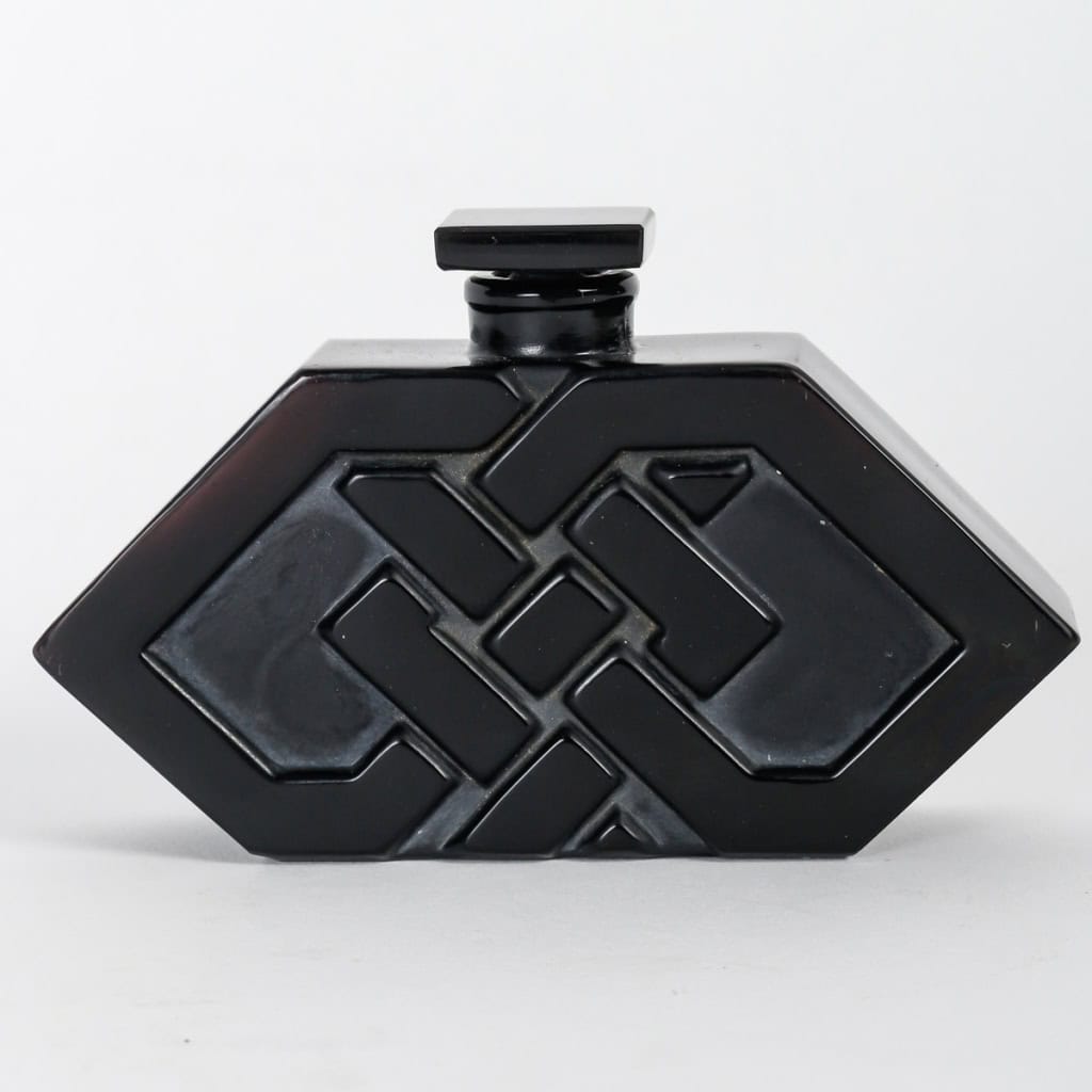 Flacon « Dandy » verre noir de René LALIQUE pour D’Orsay | Biron ||||||||