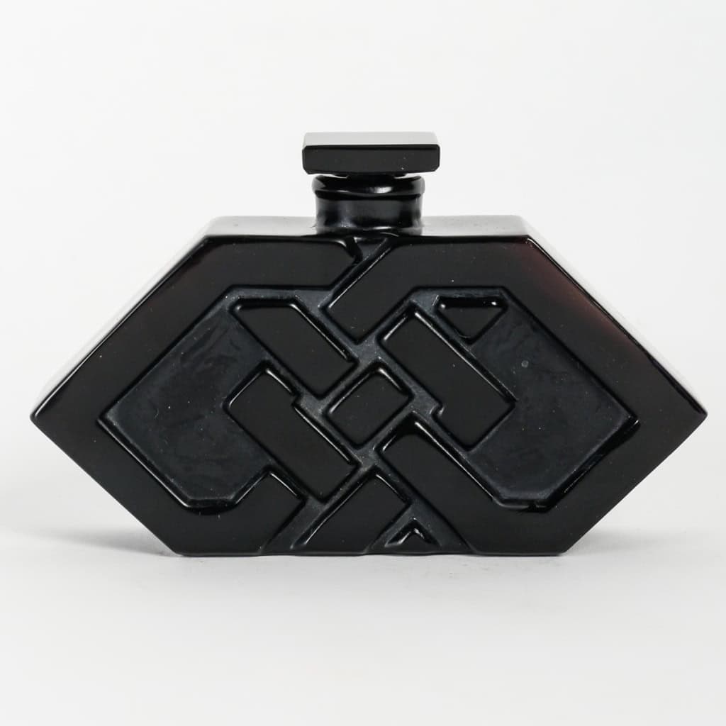 Flacon « Dandy » verre noir de René LALIQUE pour D’Orsay | Biron Flacon « Dandy » verre noir de René LALIQUE pour D'Orsay