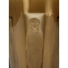 Vase « Gobelet Six Figurines » verre topaze fumé de René LALIQUE | Biron Vase "Gobelet Six Figurines" verre topaze fumé de René LALIQUE