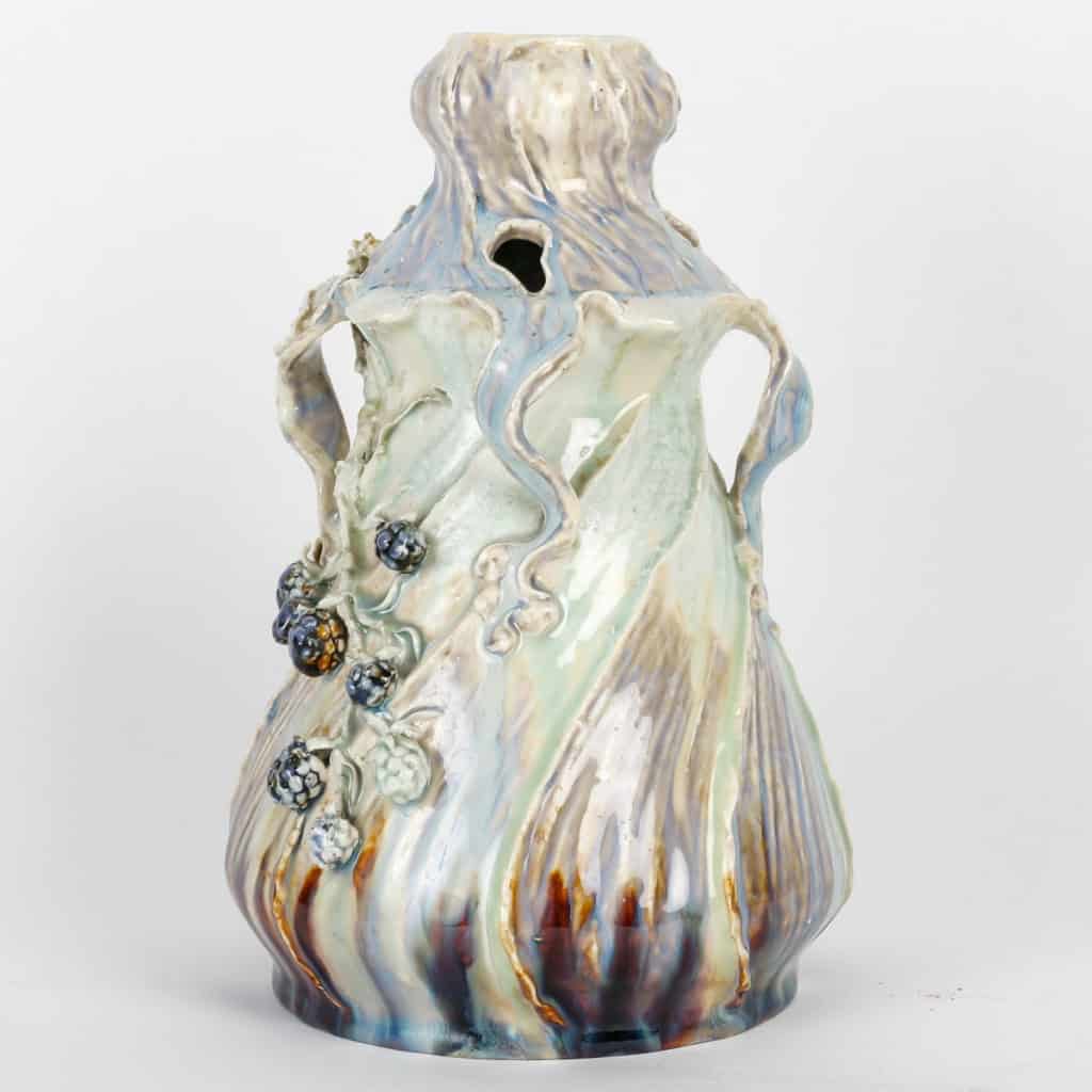 vase art nouveau Leplitz Facschule | Biron ||||||||