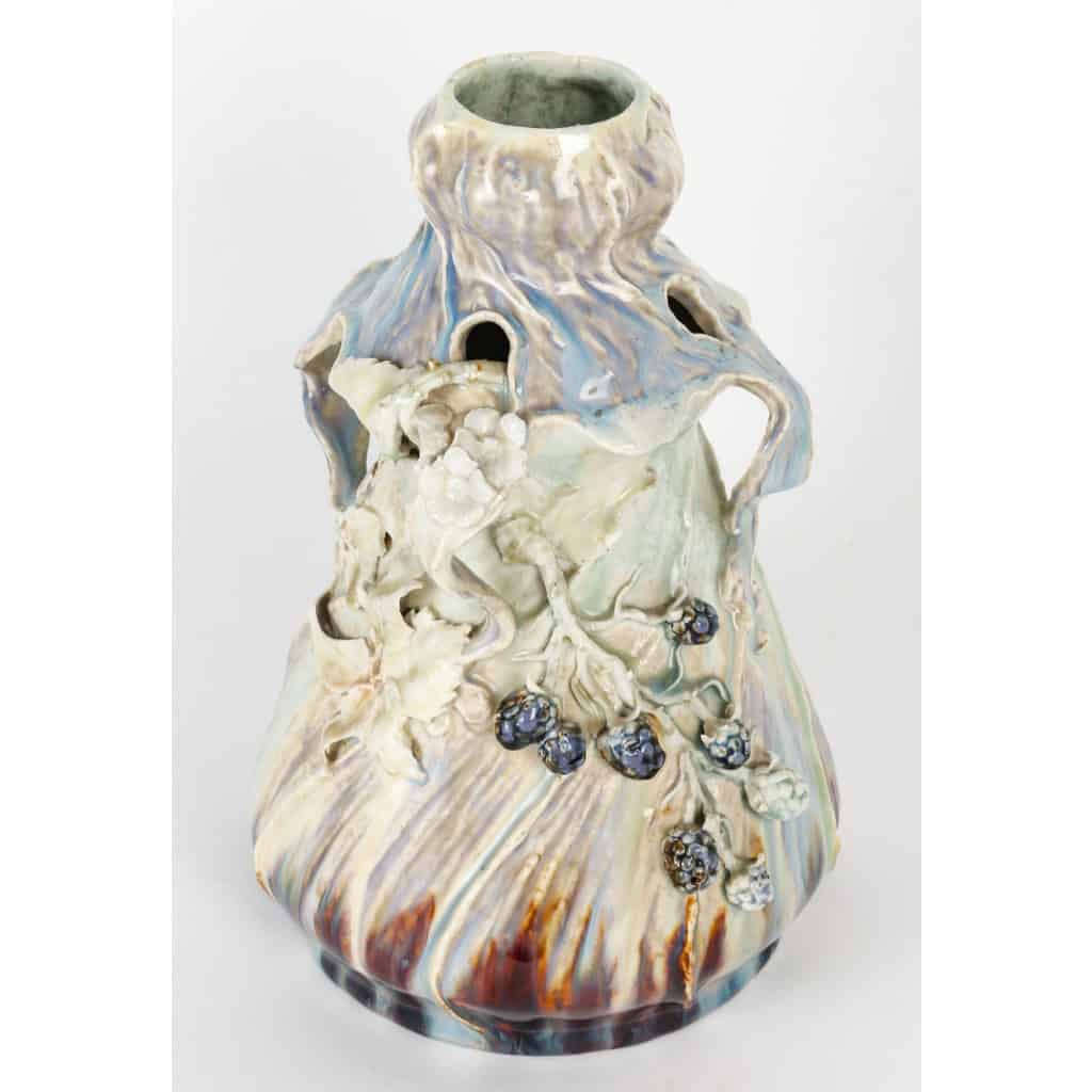 vase art nouveau Leplitz Facschule | Biron vase art nouveau Leplitz Facschule