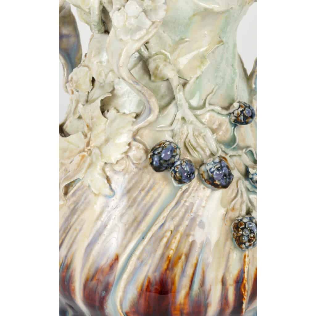 vase art nouveau Leplitz Facschule | Biron vase art nouveau Leplitz Facschule