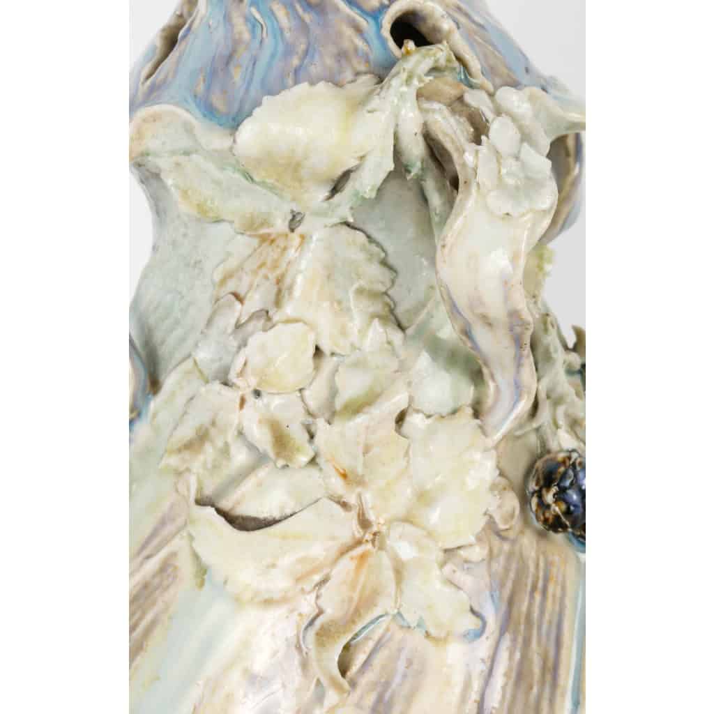 vase art nouveau Leplitz Facschule | Biron vase art nouveau Leplitz Facschule