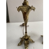 1900′ Paire De Lampes Fleurs En Bronze | Biron 1900′ Paire De Lampes Fleurs En Bronze